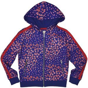 NWT BCBG Girls Floral Athletic Hooded Jacket 6X